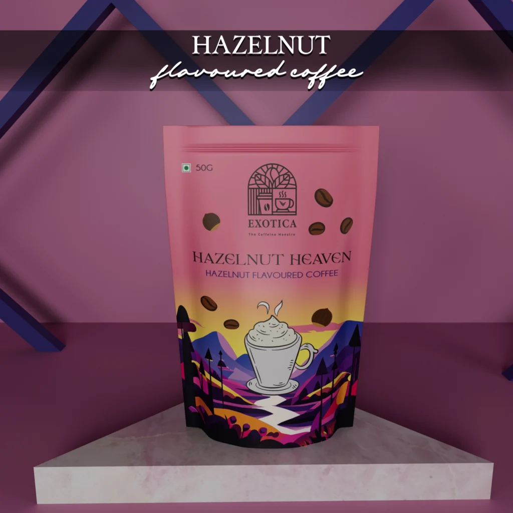 Exotica Hazelnut Heaven Coffee – smooth aroma and rich hazelnut flavour